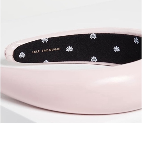 Lele Sadoughi Alice Padded Headband Light Pink Gloss - Picture 5 of 15